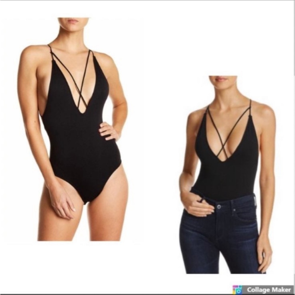 Sam Edelman Plunge Bodysuit